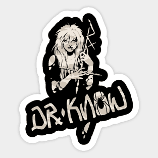 Dr Know Sticker